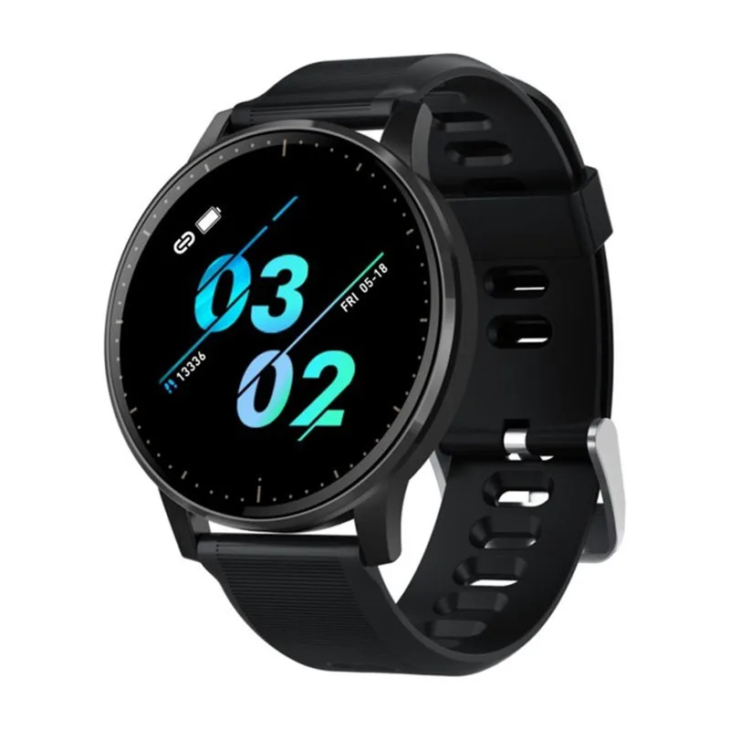 Черный Умные часы с Bluetooth Q20, водонепроницаемые, с напоминанием о звонках, умные часы для мужчин, с монитором сердечного ритма, фитнес-трекер, Android, IOS, телефон - Цвет: Черный