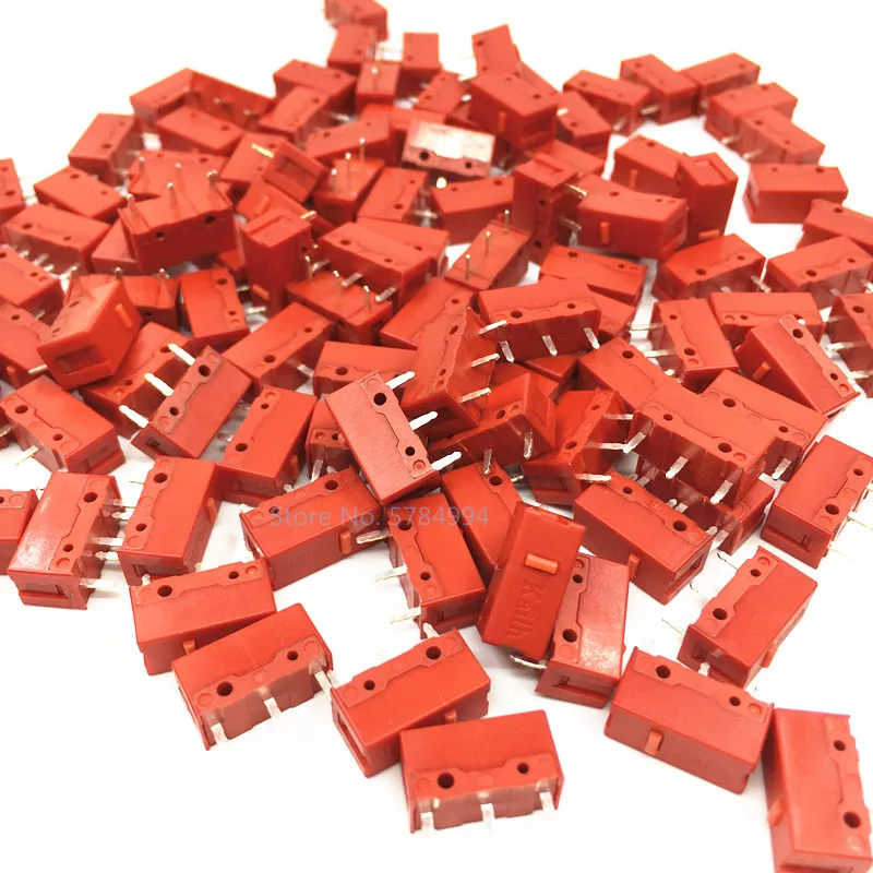 100Pcs Kailh Red Dot Micro Switch Game Micro Motion Gm Gaming Button Gold Contact Long Life 60 Milioni Di Volte Micro Button
