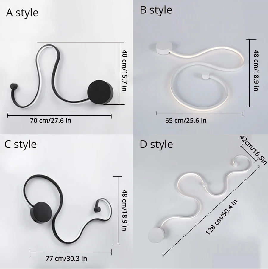Современные Настенные светильники для спальни, кабинета, гостиной, балкона, комнаты, акриловые, для дома, деко, в белом, черном, железном корпусе, бра, светодиодные светильники