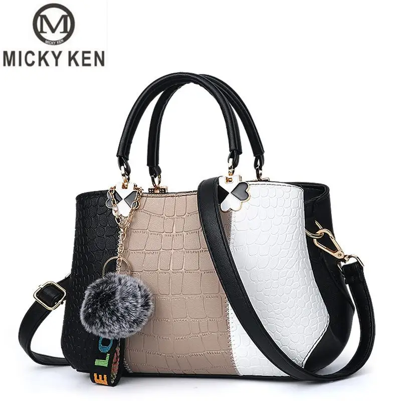 

2019 New Style Women Bag Handbag Tote Over Shoulder Crossbody Leather Big Brand 5 Color Casual Designer Female Bolsas