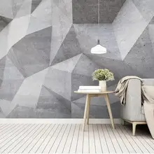 Индивидуальные большие фрески скандинавские современные абстрактные геометрические обои с линиями фрески