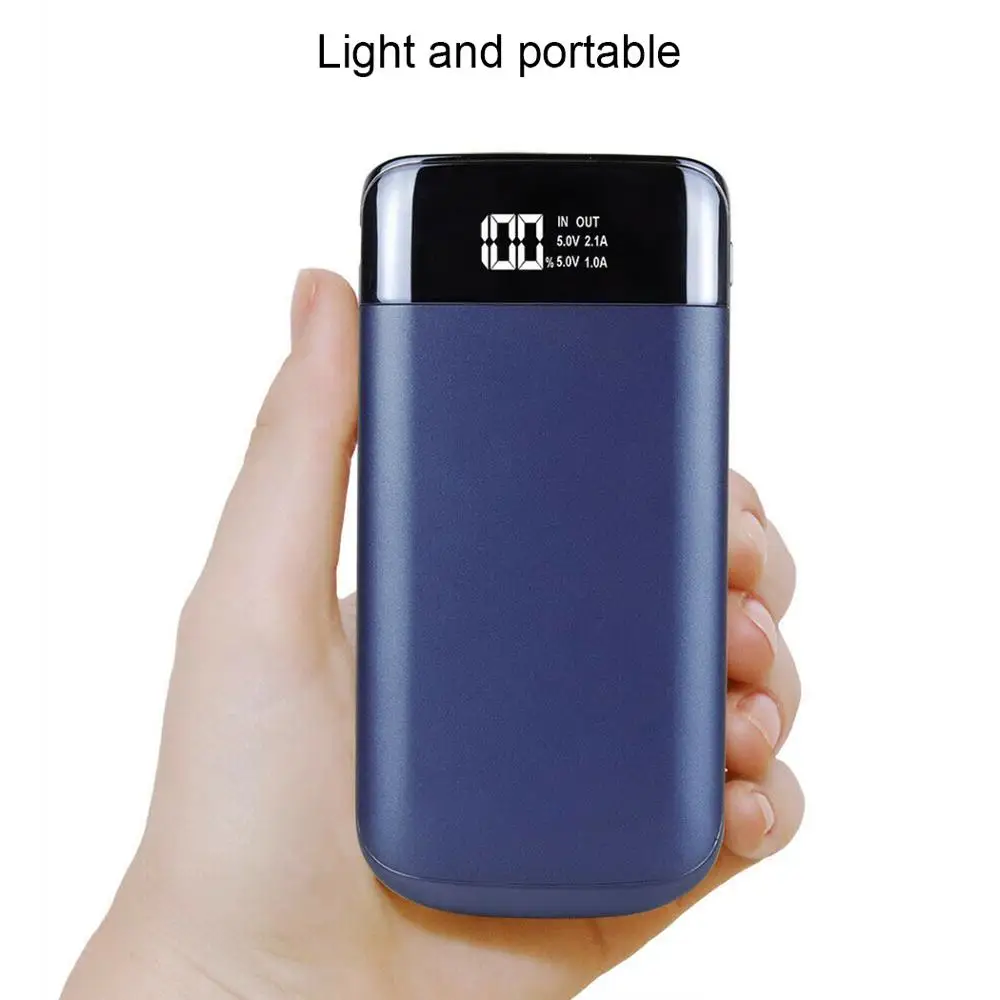 10000 мАч Внешний аккумулятор внешний повербанк 2 USB LED портативное зарядное