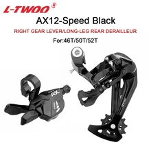 

LTWOO MTB Rear Derailleurs AX12 12-speed Trigger Shifter Mountain Bike AT12 Shift Groupset 12V Compatible SRAM SHIMANO