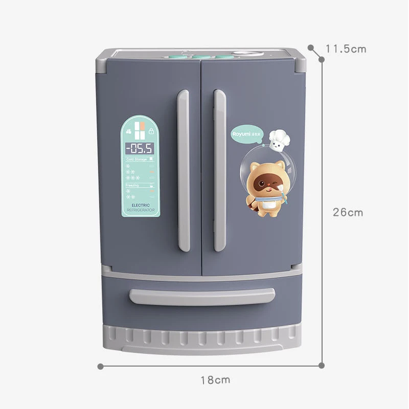 Montessori Method Educational Toys Refrigerator Washing Machine For Children Simulation Device Play House Kitchen Toy For Kids