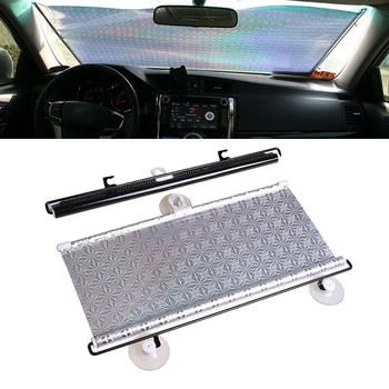 

New Arrival High Quality Car SUV Retractable Front Windshield Sun Block Sunshade Shade UV Visor Curtain