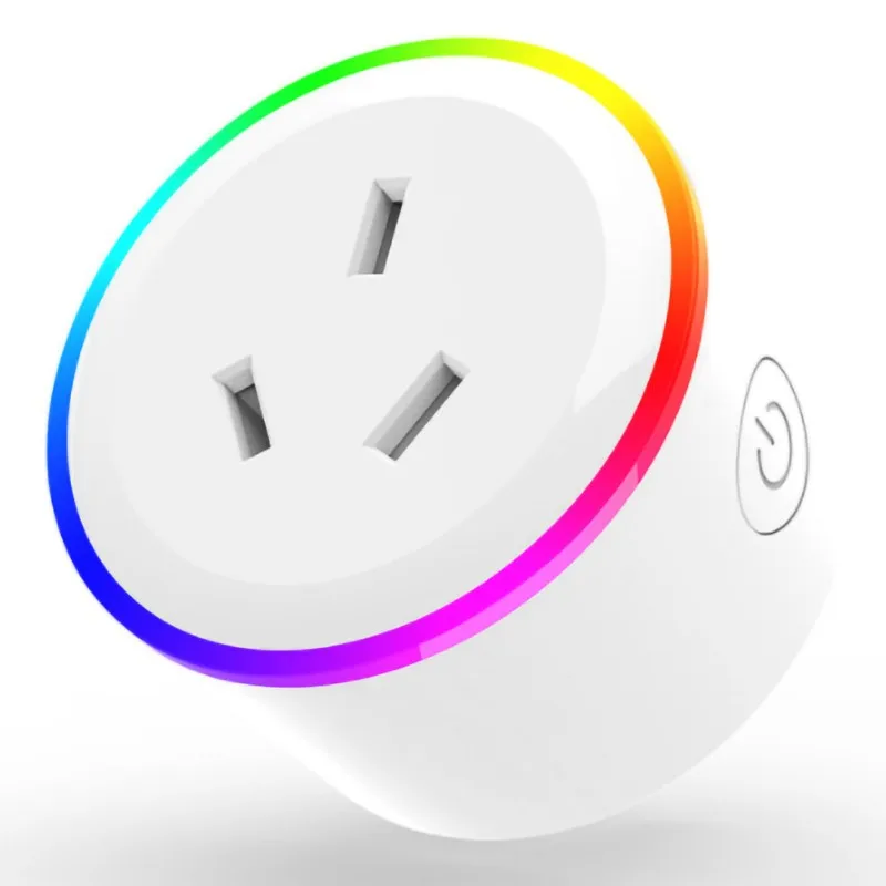 

Smart WiFi Socket RGB Colorful LED Smartphone Remote Control Charging Wall Adapter For iOs Androidhw US/EU/UK/AU/JP Standar Plug