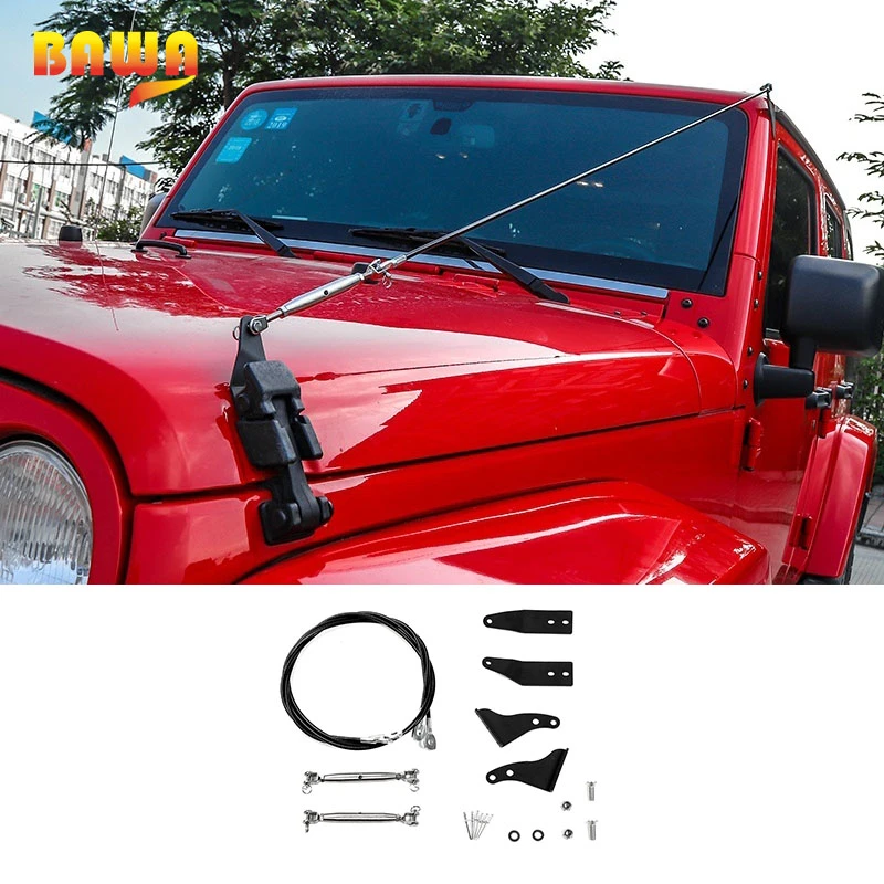 Bawa Obstacle Eliminate Rope Protector Accessories For Jeep Wrangler Jk 2007-2016  2017 2018 Deflect Low Hanging Branches Brush - Exterior Door Panels &  Frames - AliExpress