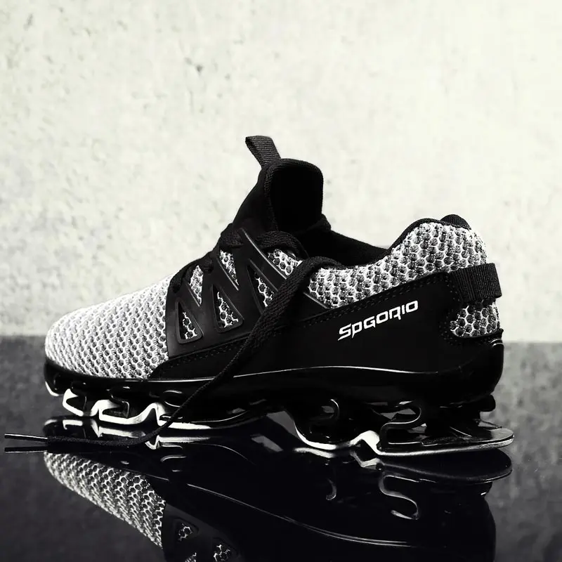 

Oversize Summer Shock Absorber Male Sneakers Men's Sports Shoes Running Man Sport Shoes Male Gray Black Trainers Tennis GME-2294