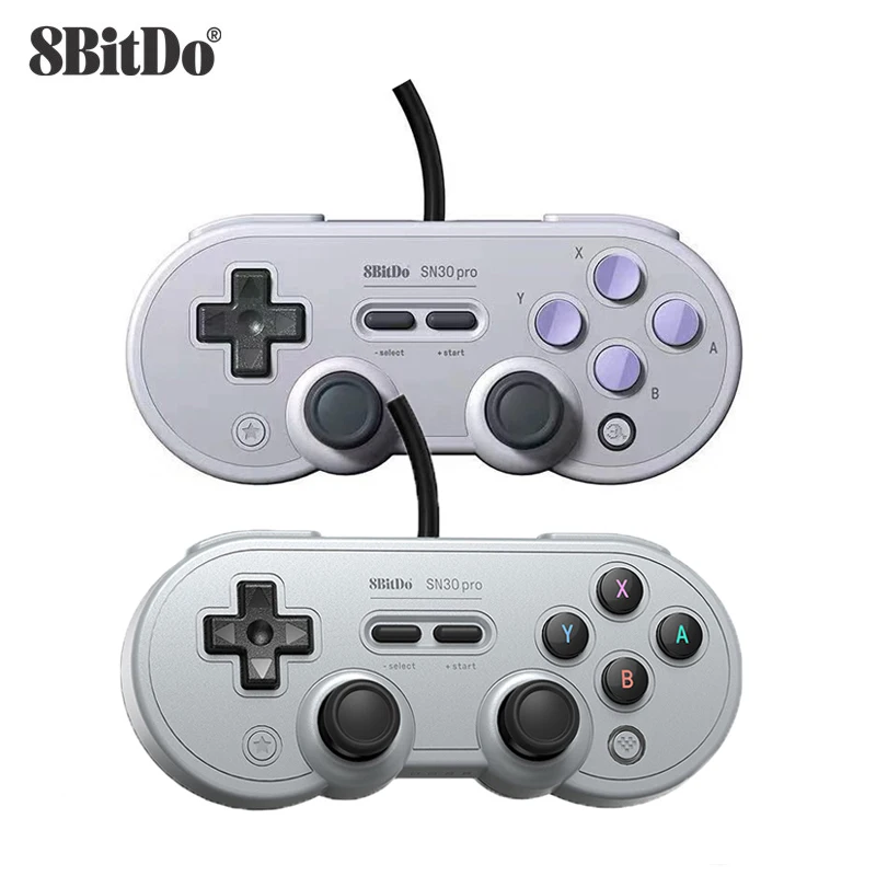 8bitdo Wired Sn30 Pro Usb Gamepad Pc Switch Host Ns Raspberry Pie Steam With Rocker Vibration Windows Android Macos Switch Beecart