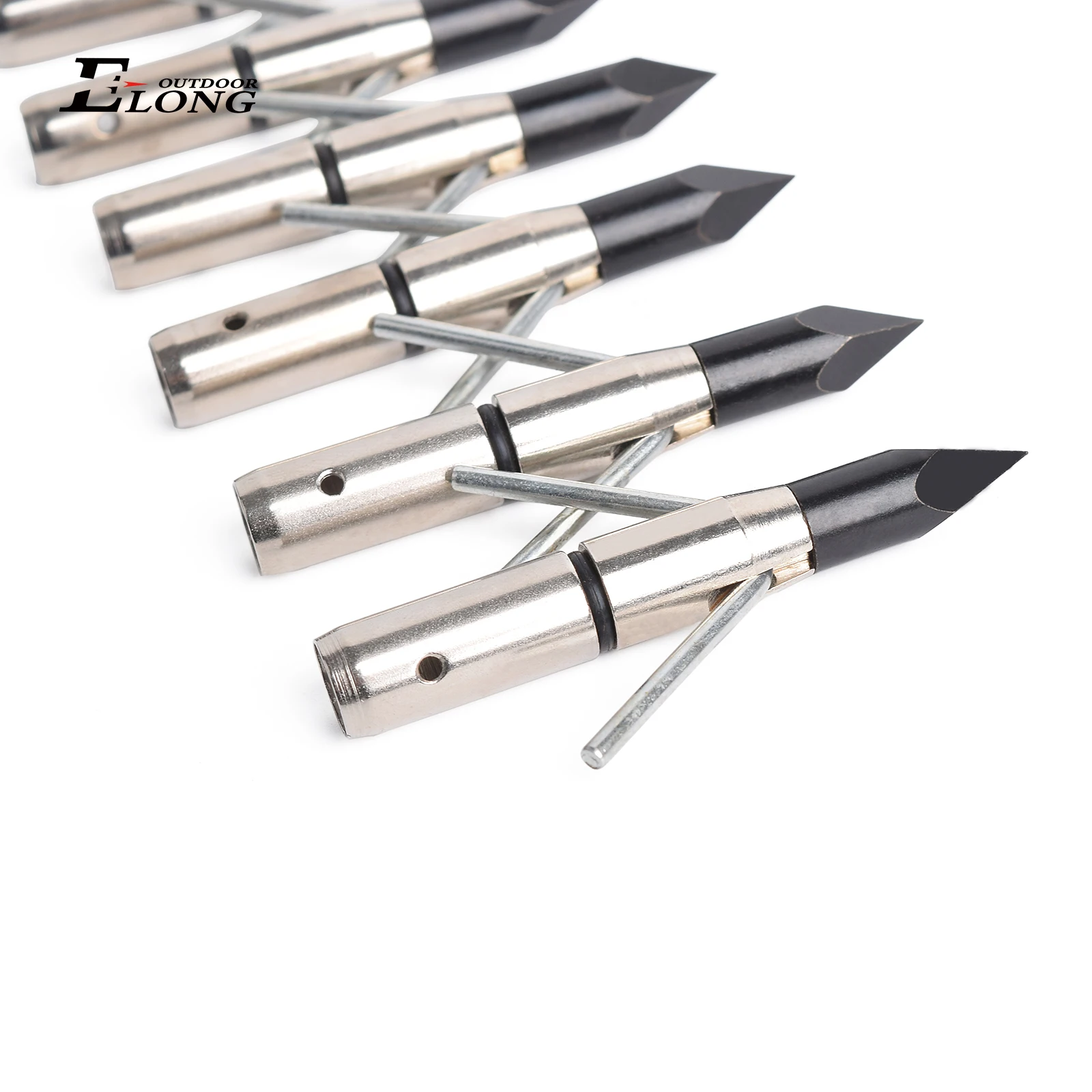 3PCS Fishing Arrow Heads Points Bowfishing Broadheads Bow Fish Tips