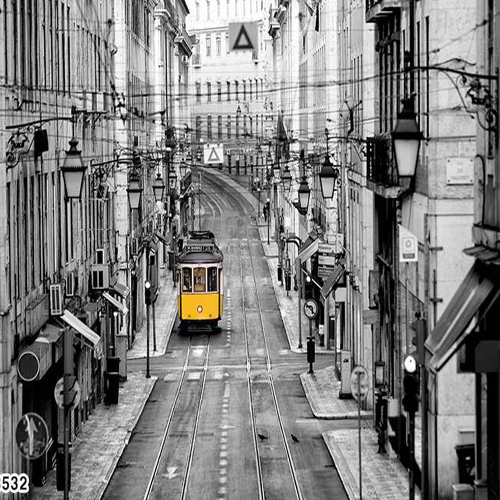 

Европейский Винтажный уличный автомобиль пейзаж 3d обои для фото фрески бумажная бумага для гостиной ТВ фон