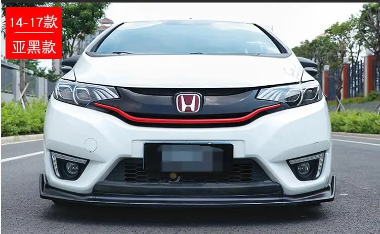 Для Honda FIT JAZZ Body kit спойлер 2014 2017 для ABS задний передний бампер диффузор защитные