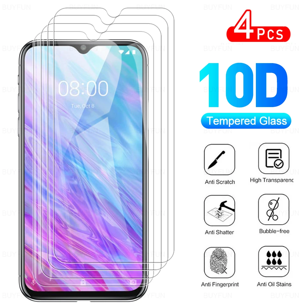 4 шт. полное покрытие Защитное стекло для ЖК-дисплея ZTE Blade 20 смартфон глас Экран