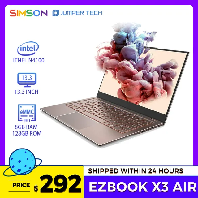 Notebook Jumper EZBOOK X3 Air Intel N4100 13.3 inch 1920*1080 8GB DDR4 128GB SSD Windows 10 Tablet Laptops 1
