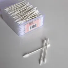 Gen zhuang/0447 г. Большие ватные палочки для макияжа в штучной упаковке, палочки для макияжа с острым носком, с круглым носком, от производителя