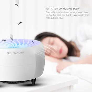 

Mosquito Insect Killer Lamp USB Trap-Light 5W UV Home Bug Zapper Trap DC5V LED Insect Lamp Anti-Mosquito Pest Repeller
