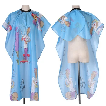 Online Neue Friseur Haarschnitt Kleid Atmungs Friseur Tuch Schürze Polyester Haar Styling Design Liefert Salon Kleider Cape