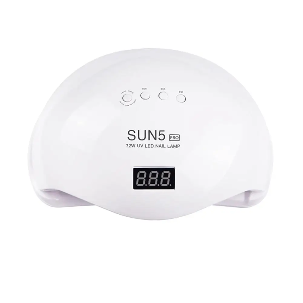 

72W SUN5 Pro UV Lamp Nail LED Nail Dryer Lamp For All Gels Polish Sunlight 10 Infrared Detection / 30 / 60s Smart Timer