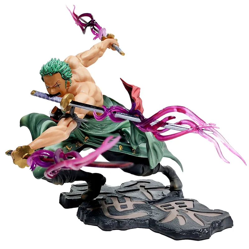 Anime una pieza figura de Roronoa Zoro D Luffy Trafalgar D agua derecho de PVC colección de figuras de acción juguetes de regalo