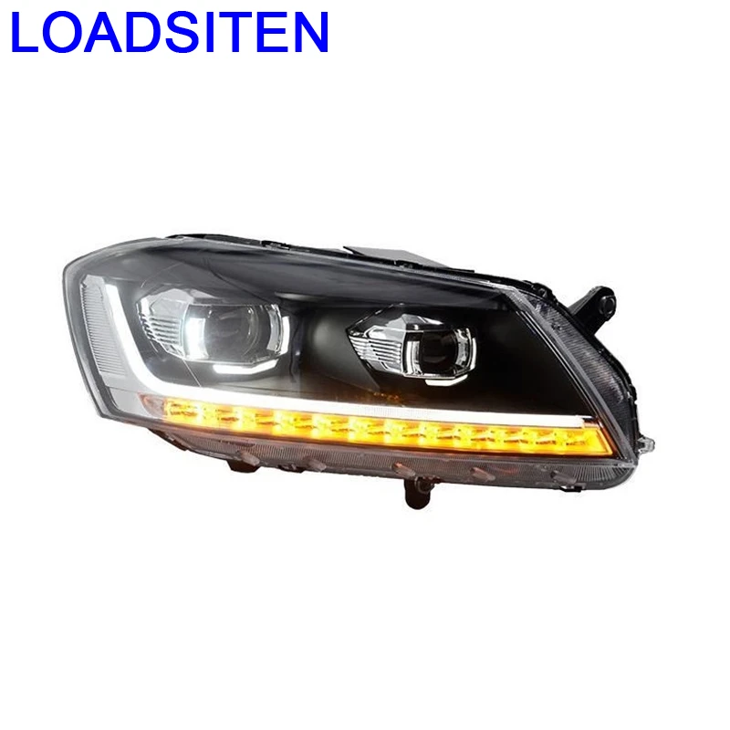 

Lamp Lights Assembly Cob Led Assessoires Side Turn Signal Styling Automovil Car Lighting Headlights 12 FOR Volkswagen Magotan