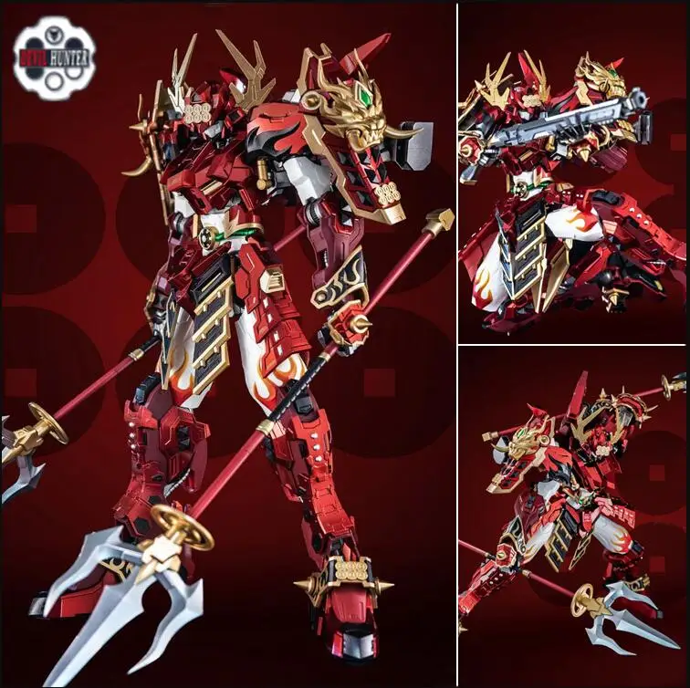 Экшн фигура Devil Hunter DH 1/100 DH02/Red Musha Sanada Yukimura Gundamer Metal Build Complete Model|Игровые фигурки и