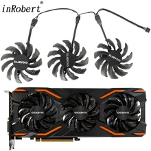 New 75MM Cooler Fan T128010SU For Gigabyte GeForce GTX 1060 1070 1080 Ti G1 1070Ti 1080Ti Graphics Video Card Cooling Fans