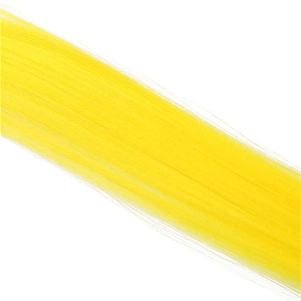 2pcs Funky streaks clip in hair extensions Mix color highlight Synthetic