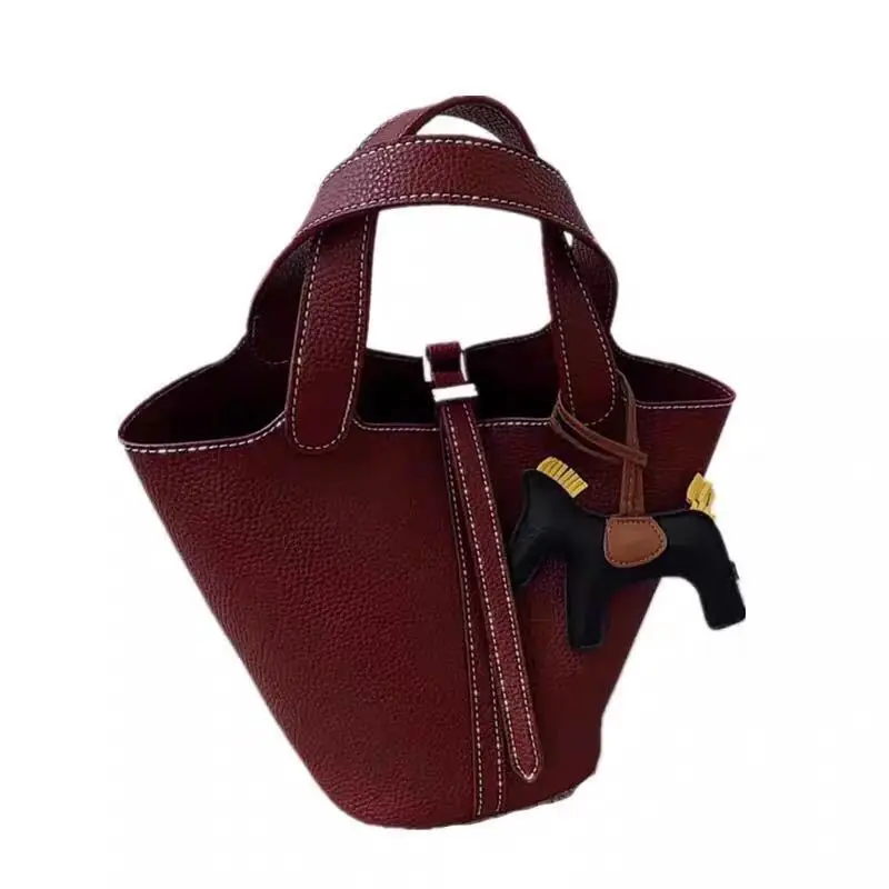 

Bucket Bag Dual-use Vegetable Basket New Shoulder Diagonal Bag