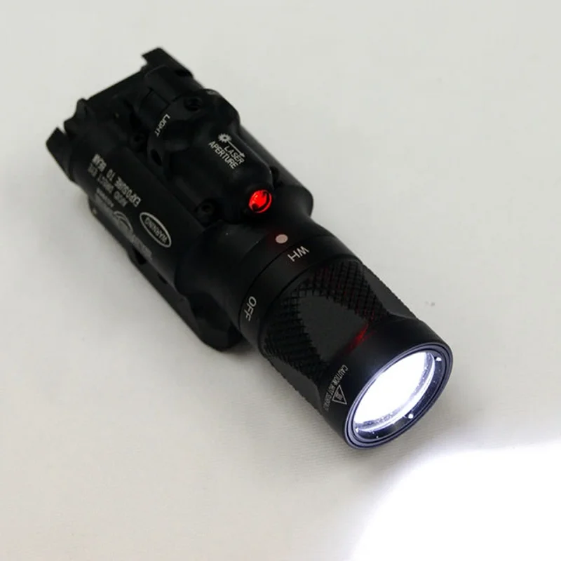 Тактический X400V ИК свет красный лазерный смотреть страйкбол Arma фонарик для оружия Softair пистолет Glock охотничий фонарь огни
