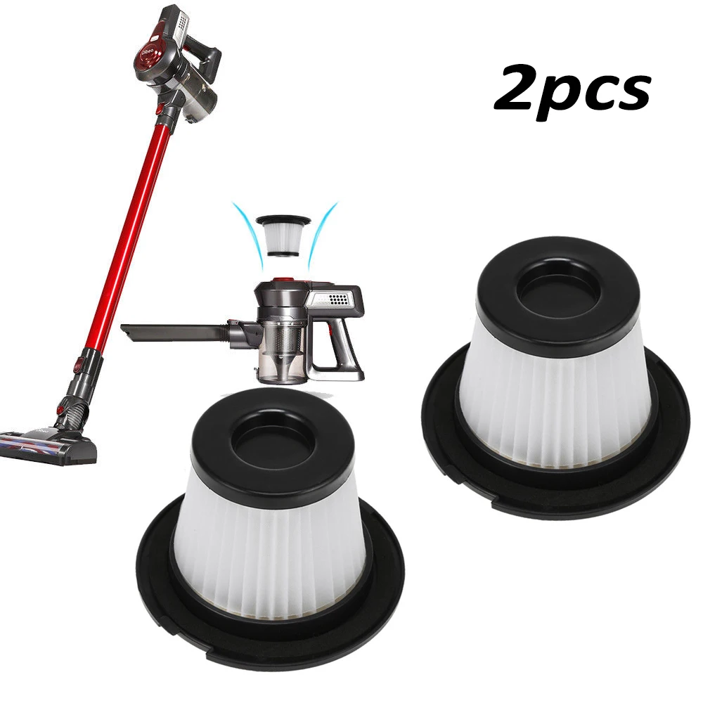 

2pcs Filters For Dibea C17 Vacuum Cleaner Replacement Parts White+Black Home tool Kit dibea c17 parts high quailty