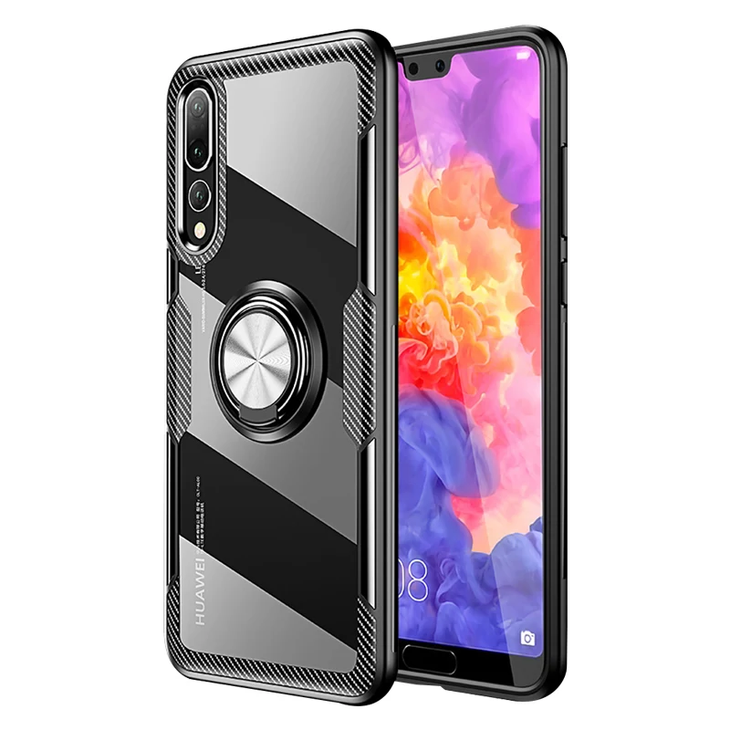 Прозрачный чехол для Huawei P20 Pro Lite P30 Mate 20 противоударный бронированный
