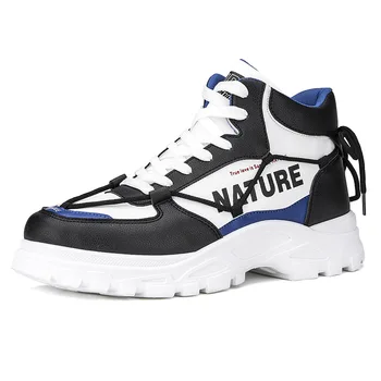 

Men's Shoes Autumn 2020 New High-top Korean Trend Sports Shoes Casual Ins Thick-soled Old Shoes Men's Tooling Martin Boots