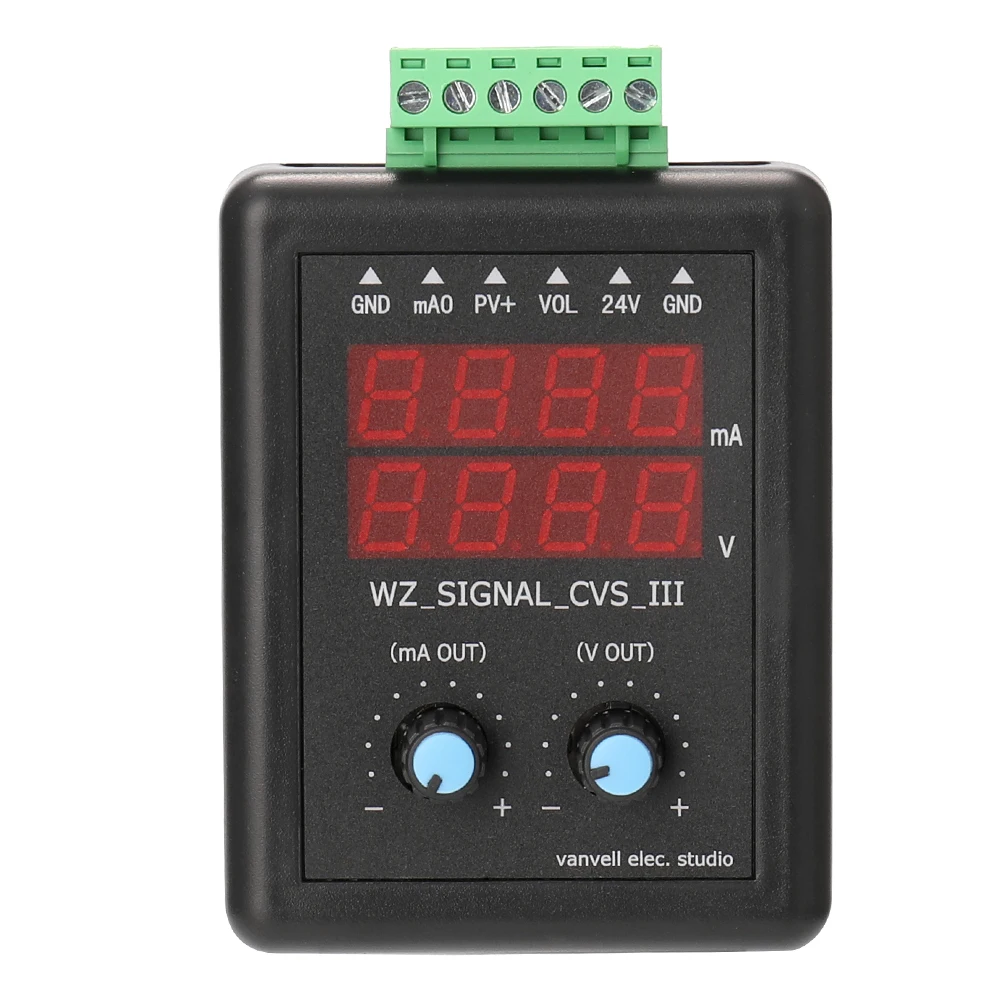 4-20mA 0-10V Signal Generator 24V Current Voltage Transmitter Signal Source Constant Current Source with Display