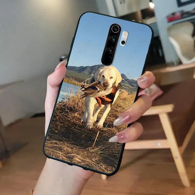 Hunting Dog Black Soft Shell Phone Cover for redmi note8pro note7 note5 note6pro 7A 8A 8 note9s Note 8t note9pro Coque Shell 