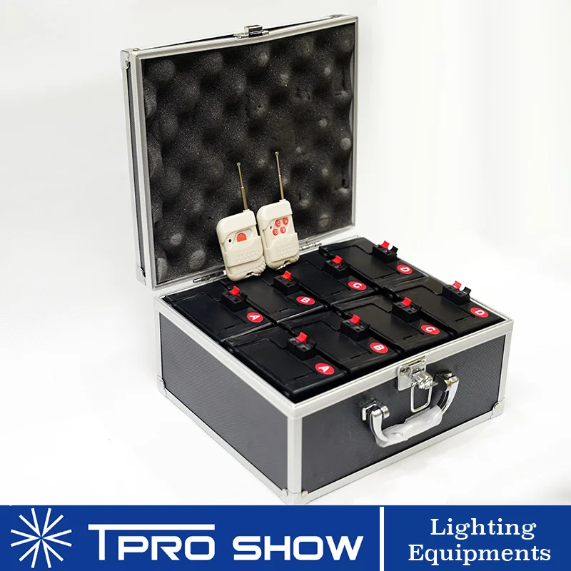 

4/8 Wedding Cold Spark Firework Machine Pyrotechnics Cold Fireworks Fountain Base Mini Pyro Stage Wireless Remote Control System