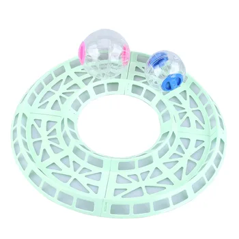 

Small Pet Runway Hamster Toy Running Ball Track Washable Toys Multiple Pieces of Arbitrary Stitching DIY Runway