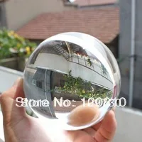 

00426 HUGE ASIAN QUARTZ CLEAR CRYSTAL BALL SPHERE 80MM