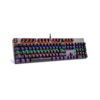 

Motospeed K73 Mixed Light Mechanical Keyboard with RGB Custom Light Effect 104 Keys Gaming Keyboard English&Russian Keyboard