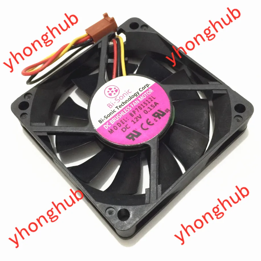 Bi-Sonic BP701512L DC 12V 0.15A 70x70x15mm Server Cooling Fan | Компьютеры и офис
