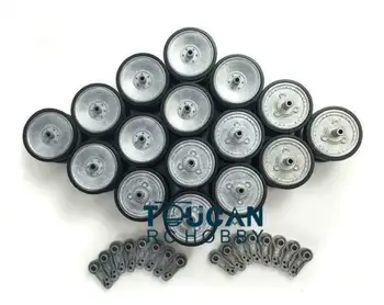 

UK STOCK 1/16 HengLong Tiger I RC Tank Latest Metal Road Wheels W/ Bearings 3818 TH00192-SMT2