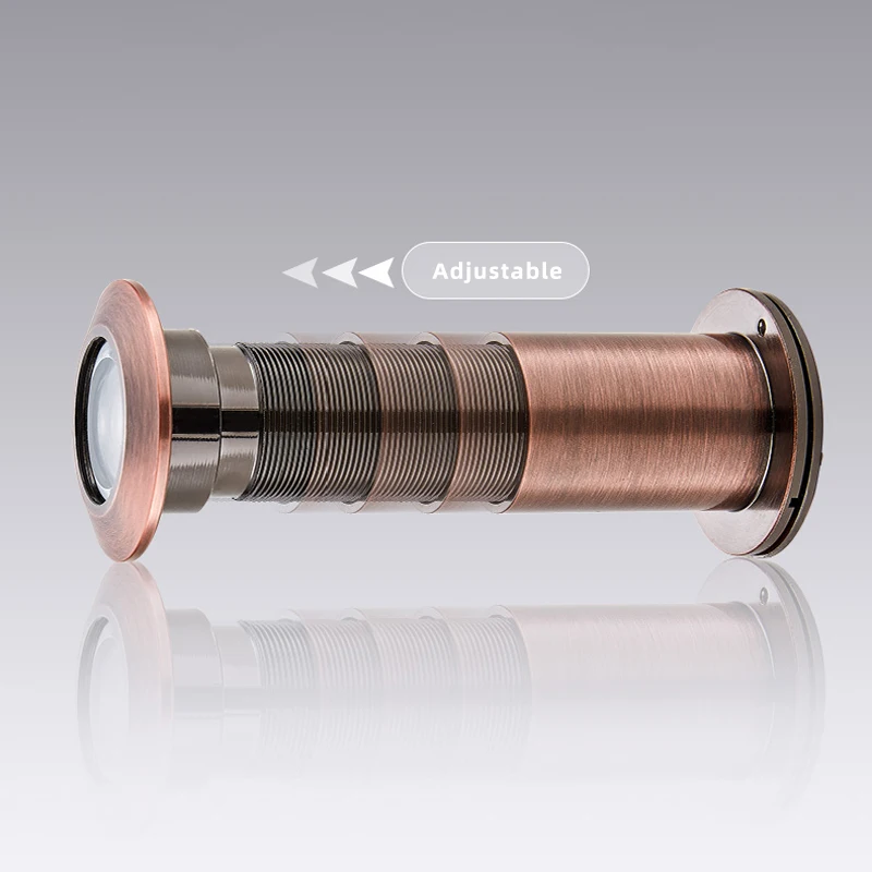 Poop Hole Door Viewer 14 16 22 28 32mm Matte HD Lens with Cover Metal Cat Eye Security for Home Door View Peephole