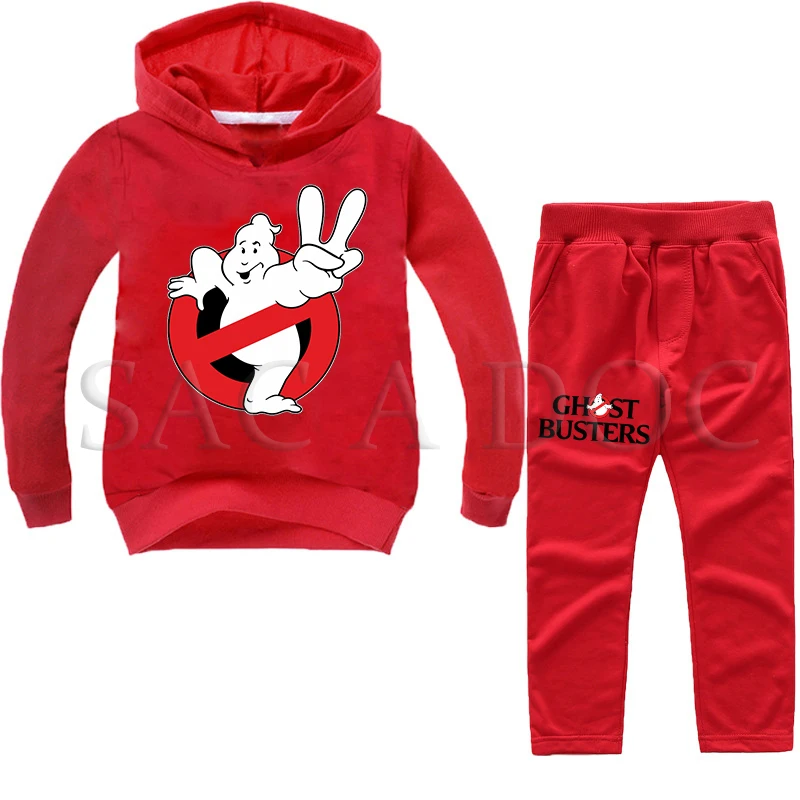 9 Новинка; Лидер продаж; комплект из двух предметов; Модные свитшоты с привидениями; спортивная одежда; детский спортивный костюм; толстовка с капюшоном; осенние толстовки для мальчиков и девочек+ штаны; комплекты - Color: 9