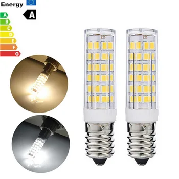 

2Pcs New E14 LED Lamp 7W 220V LED Corn Bulb Screw Bulbs 360 Beam High Quality Ceramic Mini Chandelier Lights for Kitchen Home