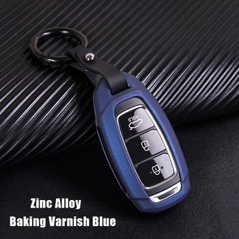

3 Buttons Remote Car key wallet case bag For Hyundai Fista Lafesta i30 Ix35 KONA Encino Solaris 2017 2018 fob Sport Protector