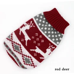 Cozy Winter Sweater Pullover for Small Pets - Festive Pet Clothing (Christmas)