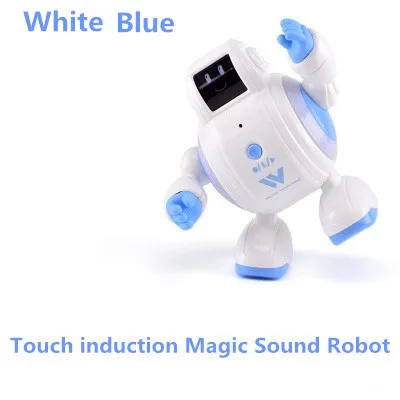 Забавный Магический звук Робот имеет динамическую музыку свободное изображение лица можно переключить сенсорный индукционный робот со
