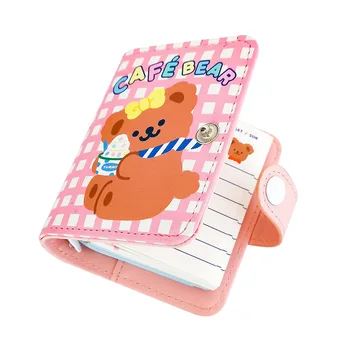 

Very Busy Bear Diary Book Cute Candy Color Colorful Mini Pocket Book 10*8cm 90 Sheets Lined Note+Check List+Monthly Plan
