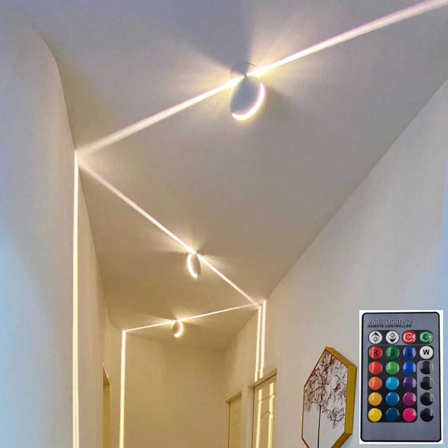 Thrisdar Outdoor Waterproof LED Wall Lamp Surface Mounted Led Wall Sconce Liner Aisle Window Wall Light Door Frame LED Spotlight