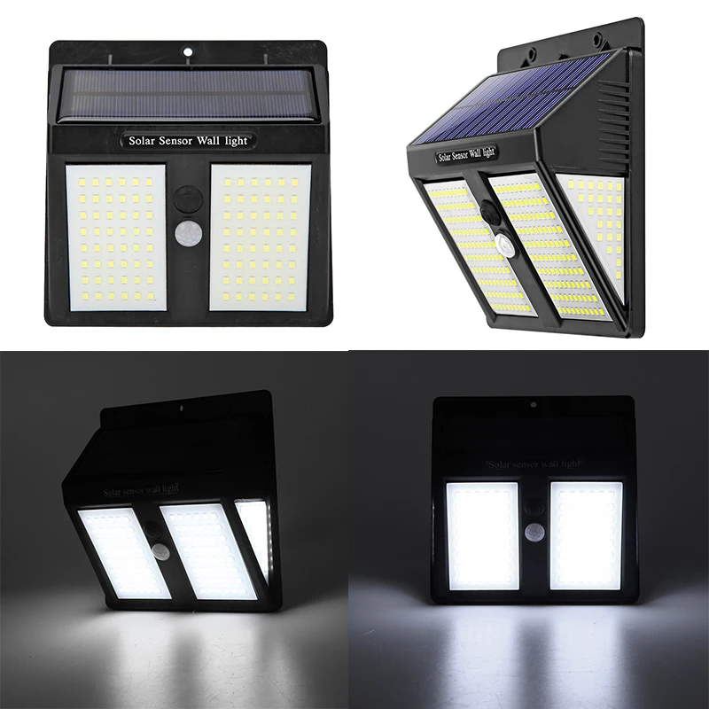

Motion Sensor Solar Powered Garden Light PIR Waterproof 146/250 LED Solar Power LED Waterproof Easy Installation Street Lamp