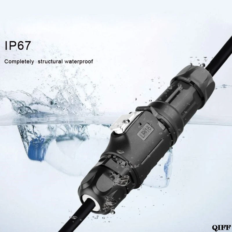 Прямая поставка и Мощность промышленный круговой разъем открытый IP67 Водонепроницаемый для солнечной энергии и передачи сигнала Aug. 14